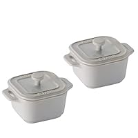 upaupa様【新品未使用品】STAUBセラミック スクエア蓋付き Amazon.co.jp: staub ストウブ 「 スクエア ココット グラン